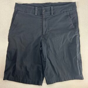 Lululemon Commission Shorts Men 34 Black Golf Casual Stretch 11" Inseam